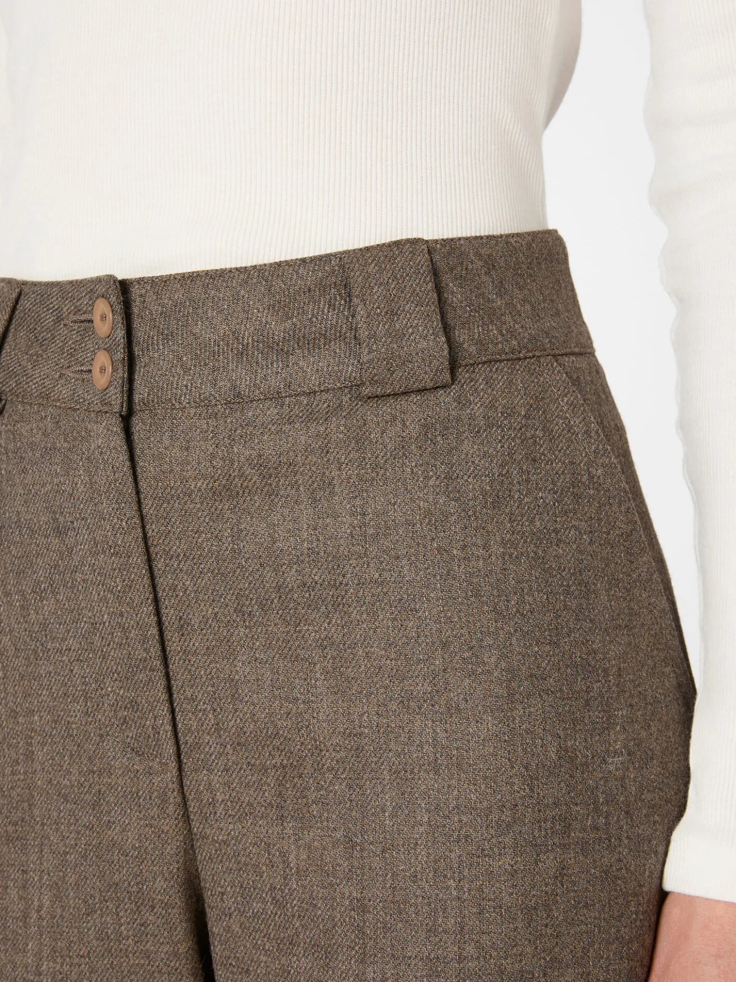 Damenhose Schurwolle