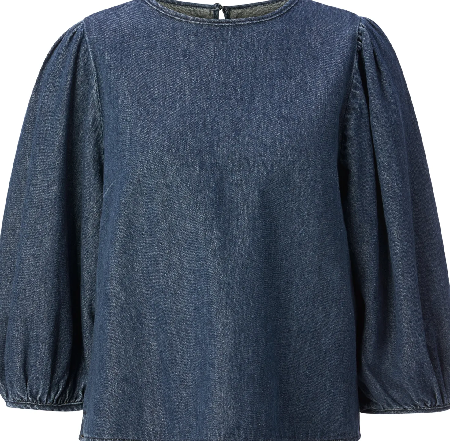 Damen-Jeansbluse 3/4-Arm