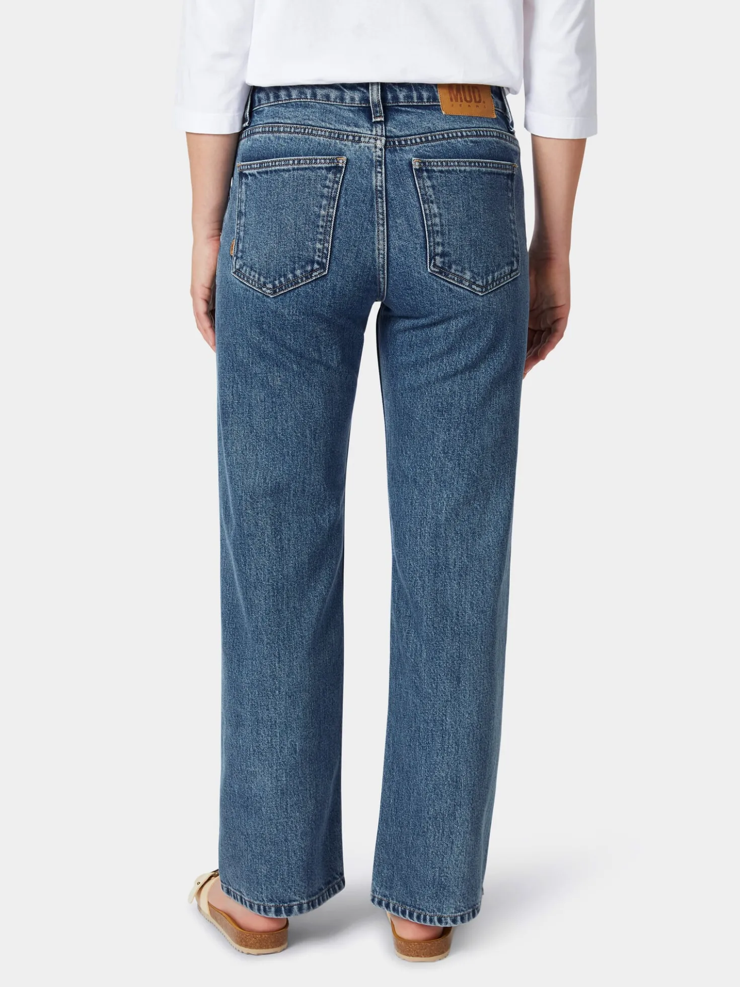 Damenjeans gerades Bein
