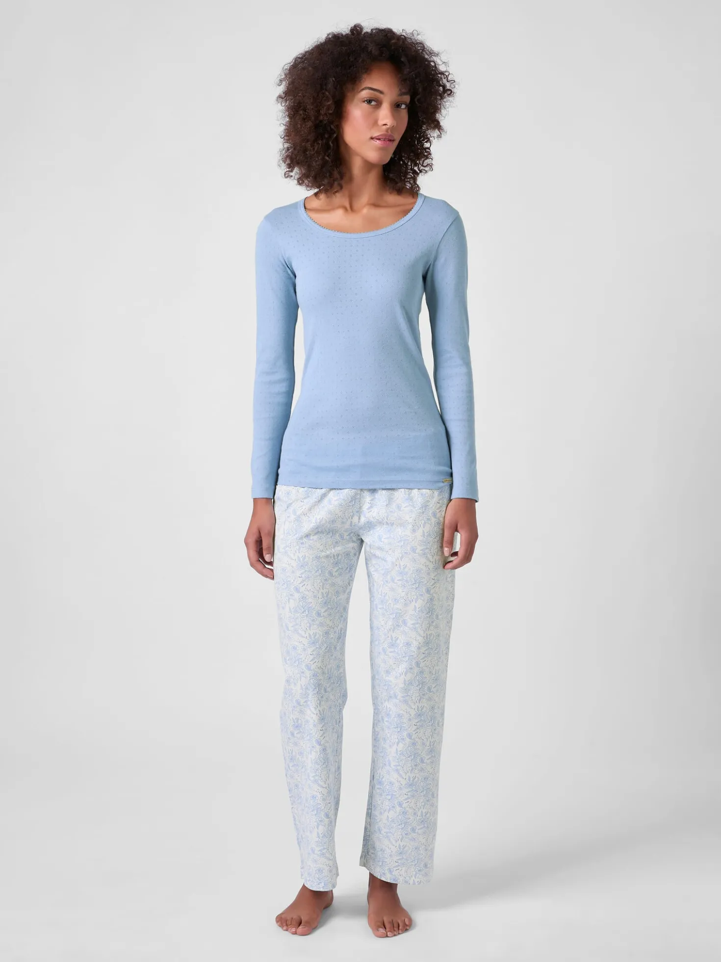 Damen-Langarmshirt Ajour