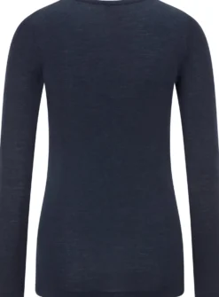 Damen-Langarmshirt Wolle-Seide
