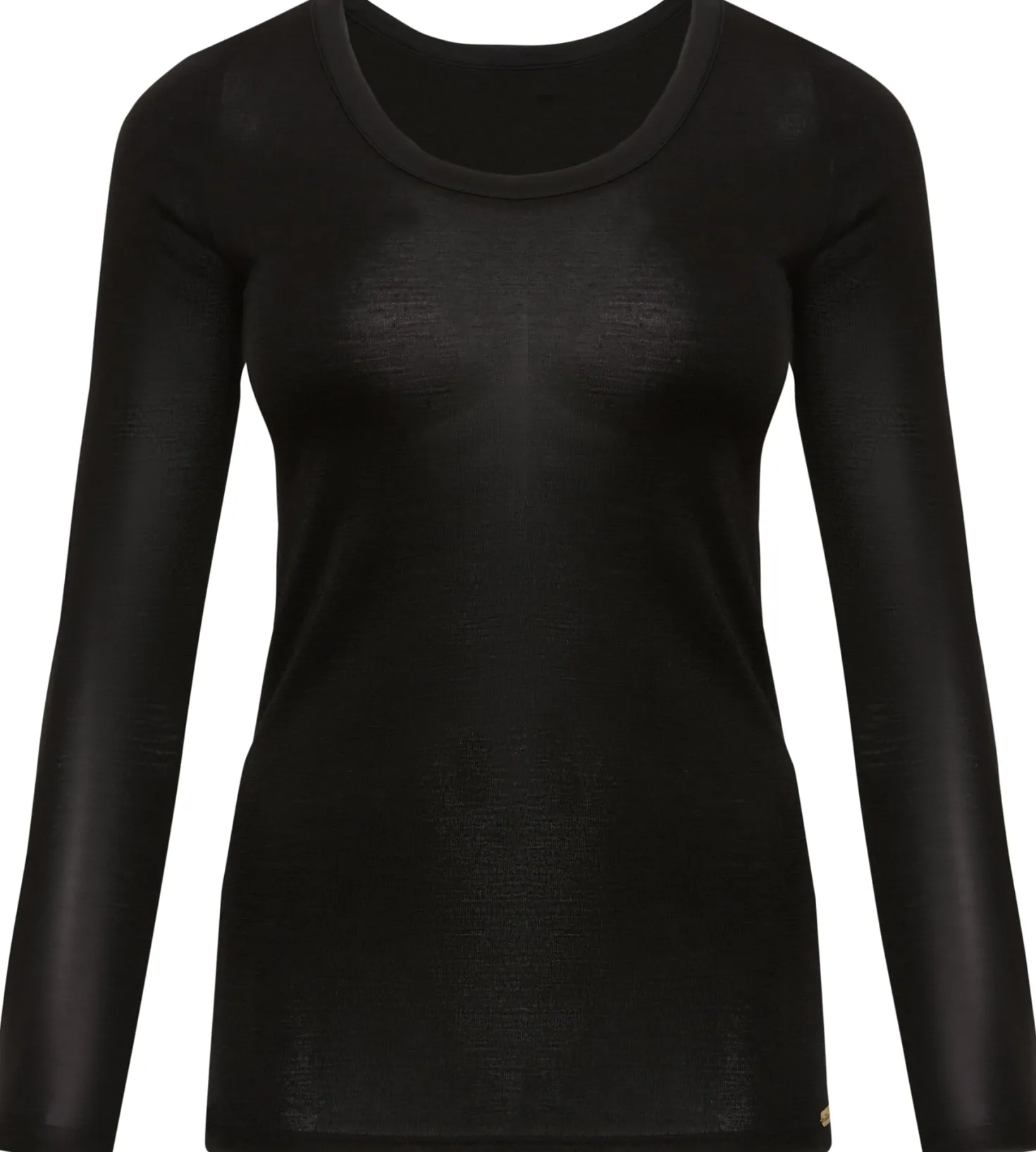 Damen-Langarmshirt Wolle-Seide