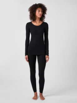 Damen-Langarmshirt Wolle-Seide