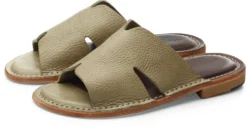 Damen-Lederpantolette