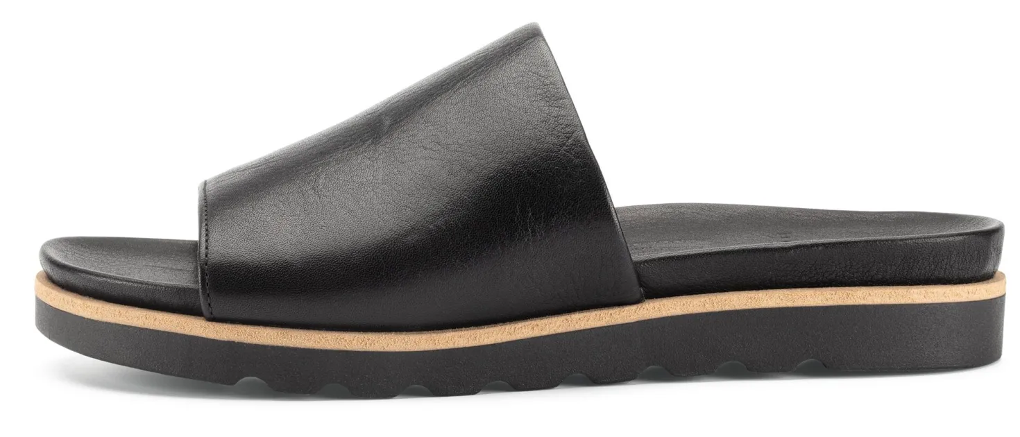 Damen-Lederpantolette