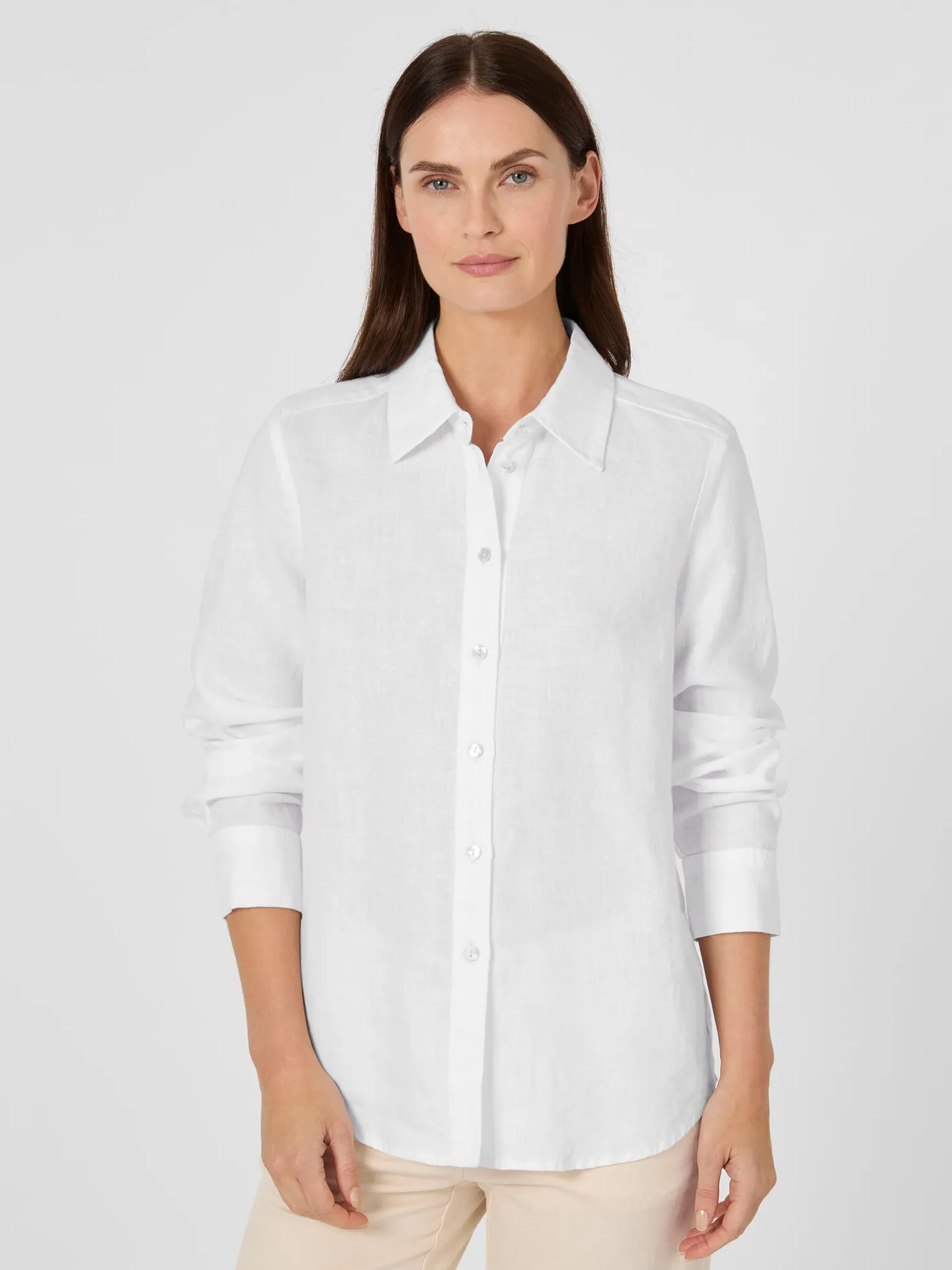 Damen-Leinenbluse