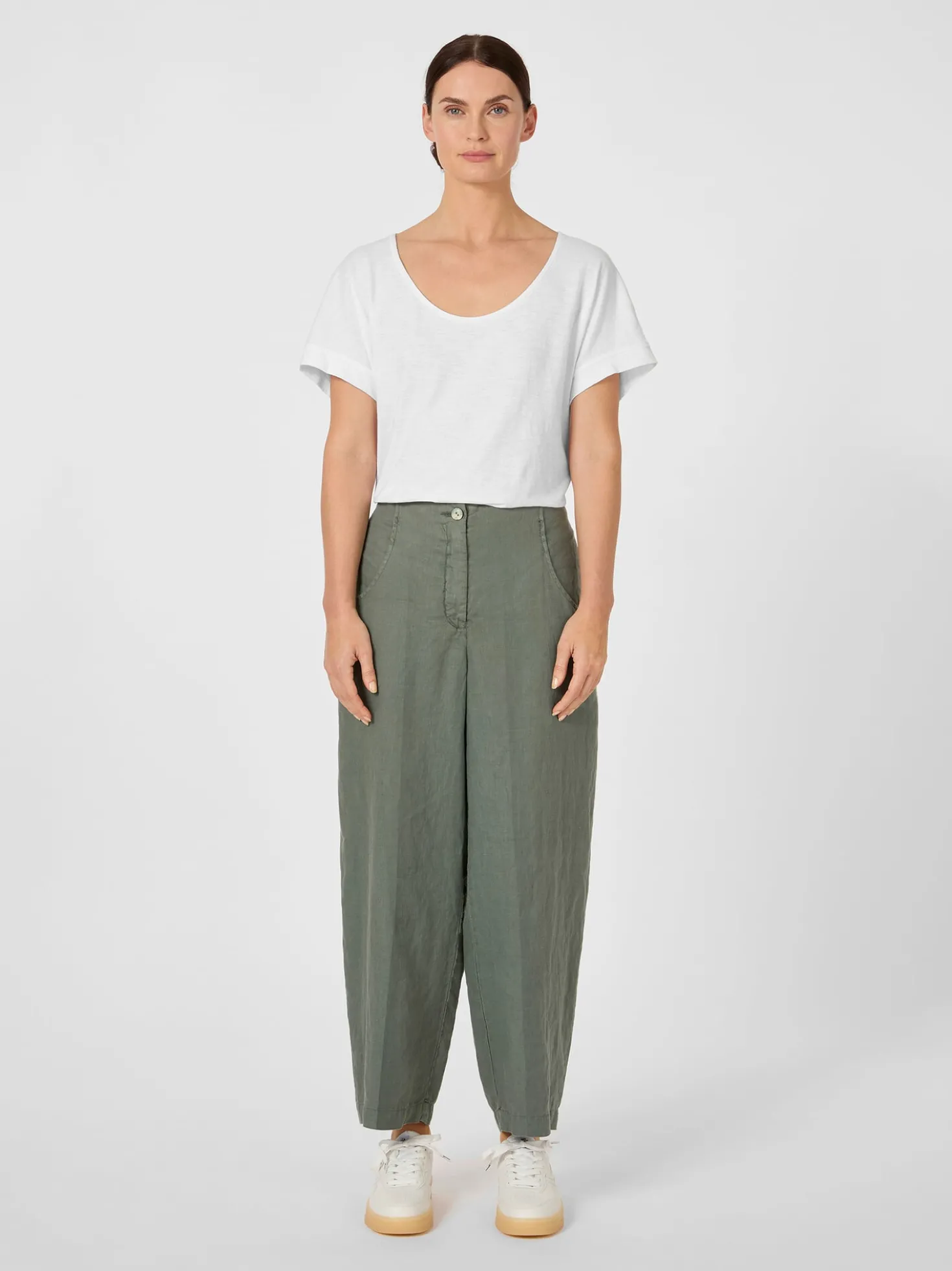 Damen-Leinenhose