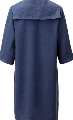 Damen-Leinenkleid