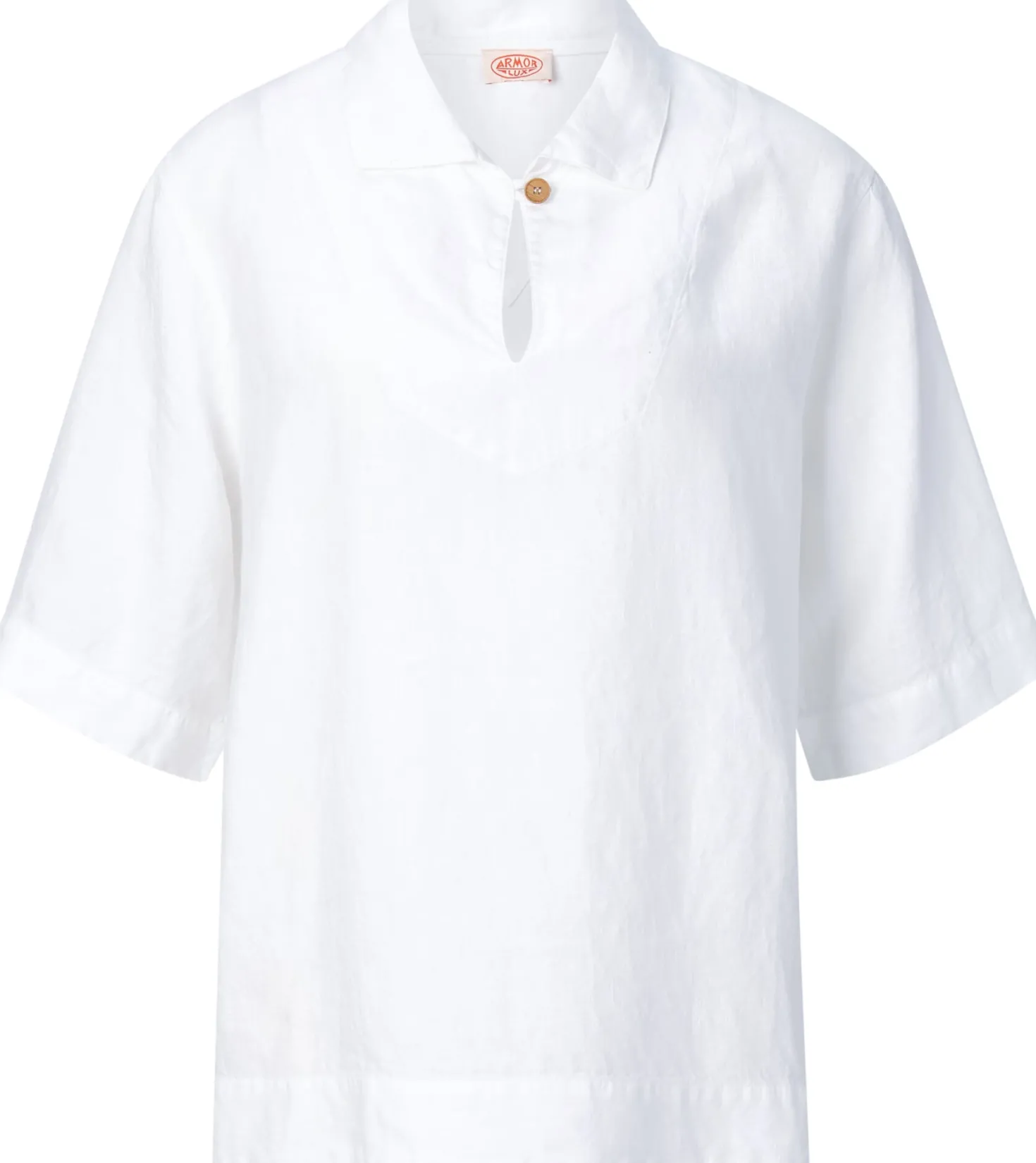 Damen-Leinenschlupfbluse