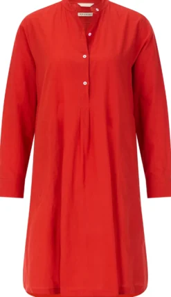 Damen-Midikleid Knopfleiste