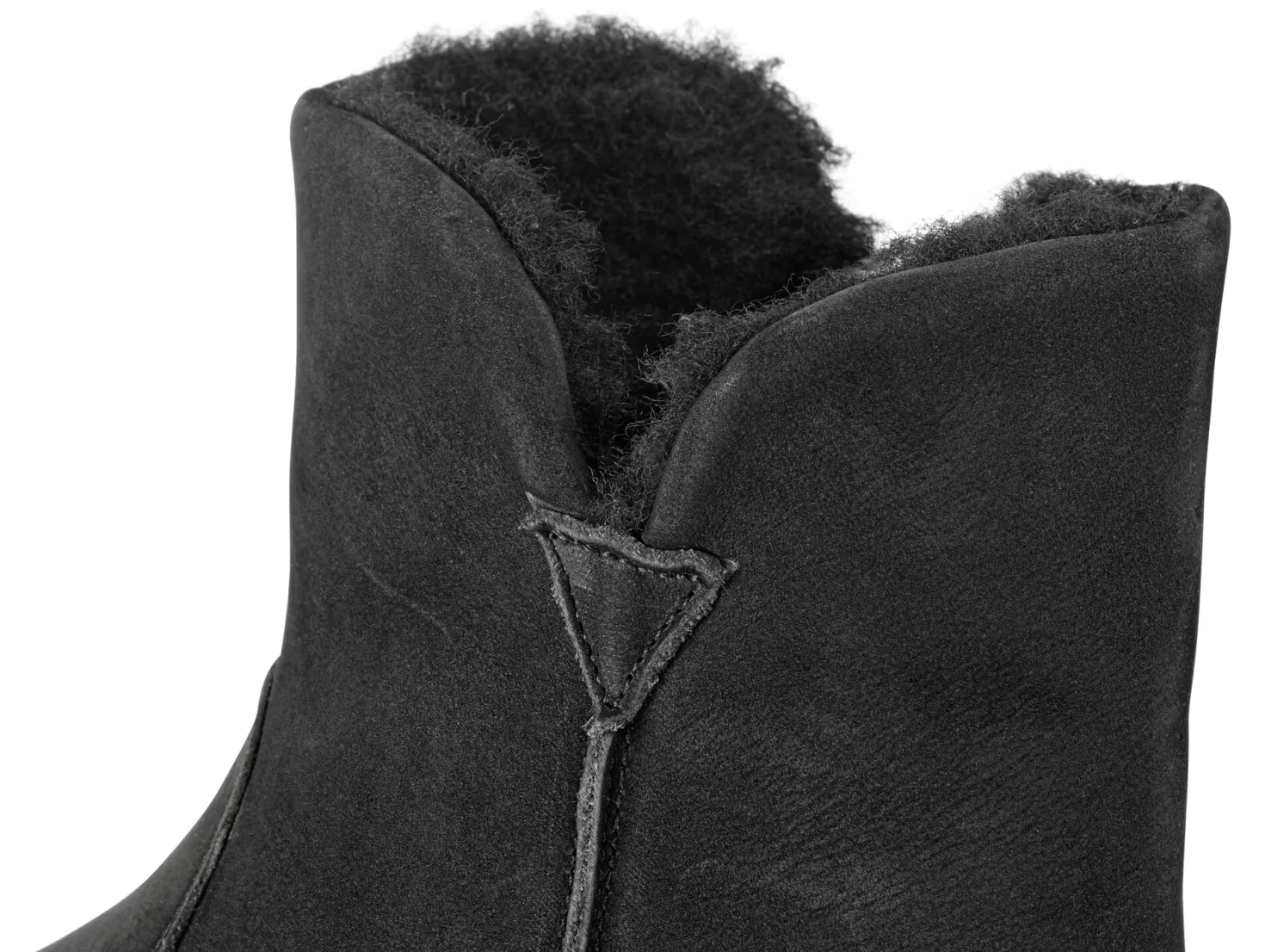 Damen-Nubukboot gefüttert