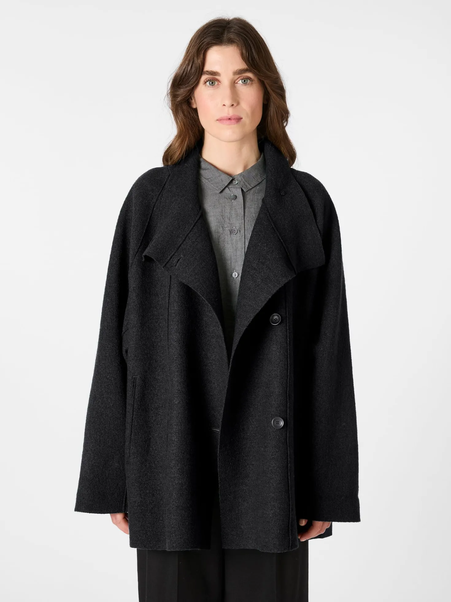 Damen-Outdoorjacke Wolle
