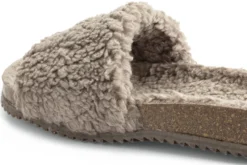 Damen-Pantolette Teddyplüsch
