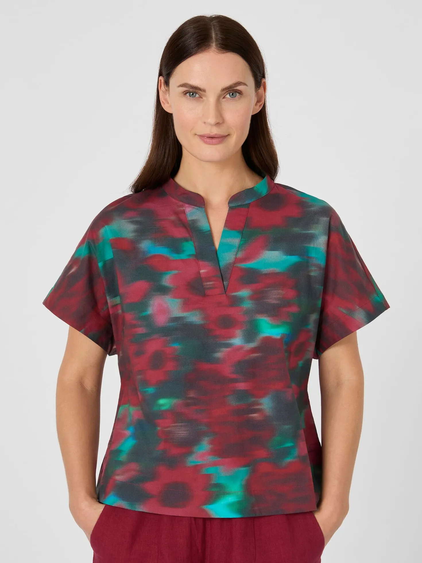 Damen-Popelinebluse
