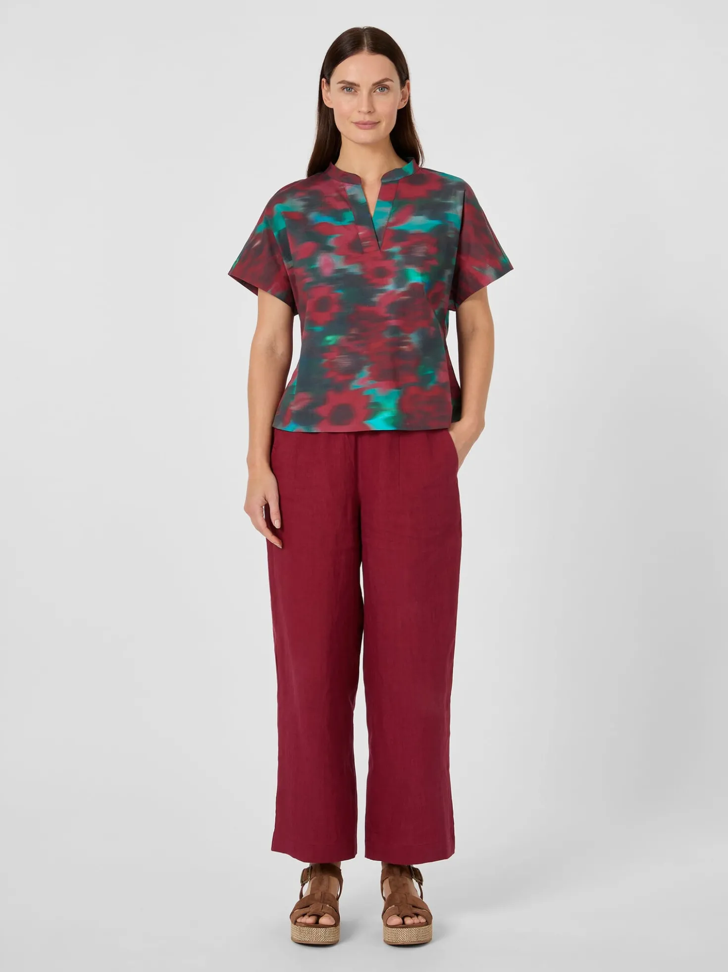Damen-Popelinebluse