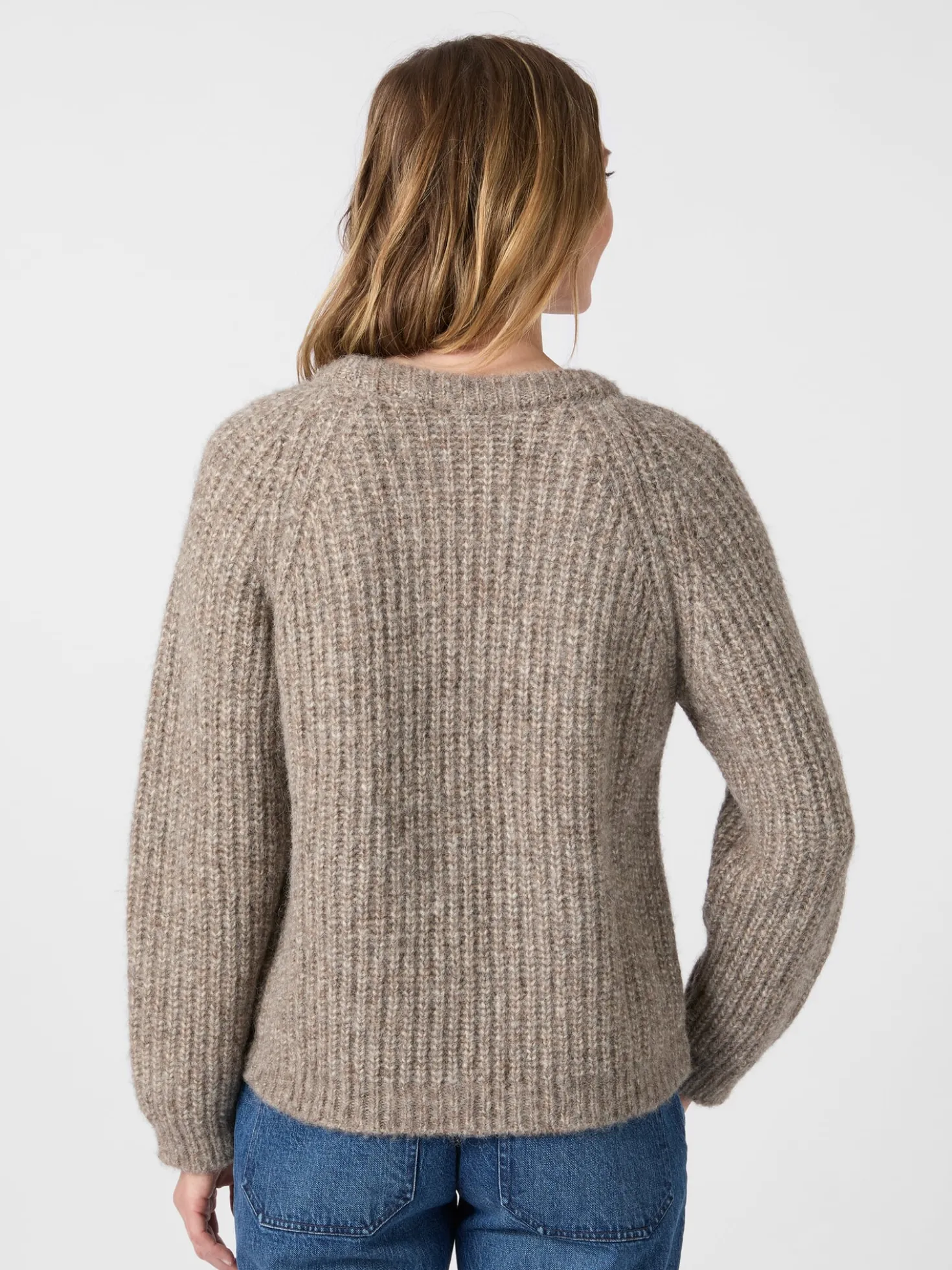 Damenpullover Alpaka-Baumwolle