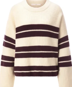 Damen-Pullover gestreift