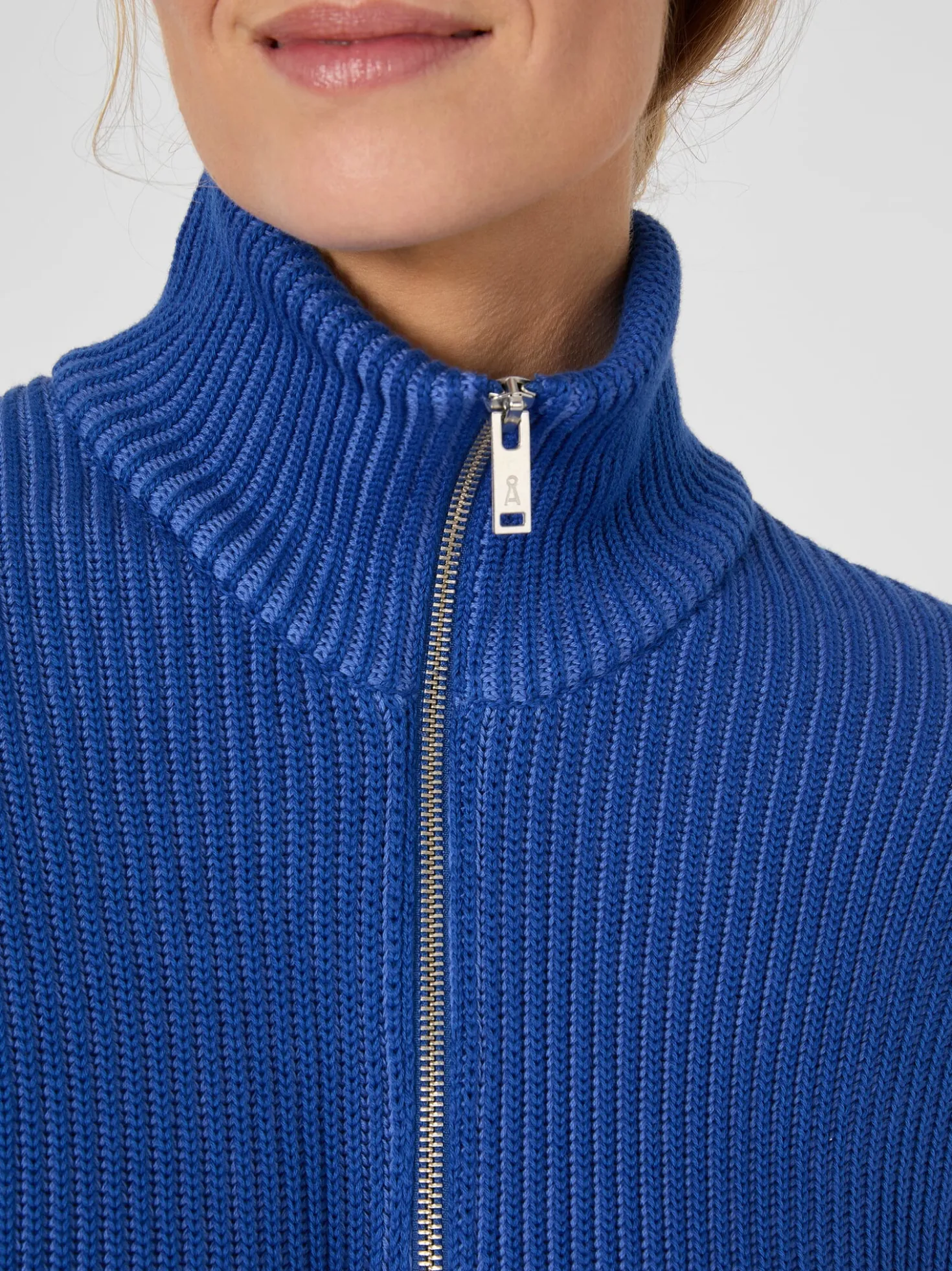 Damenpullunder mit Zip