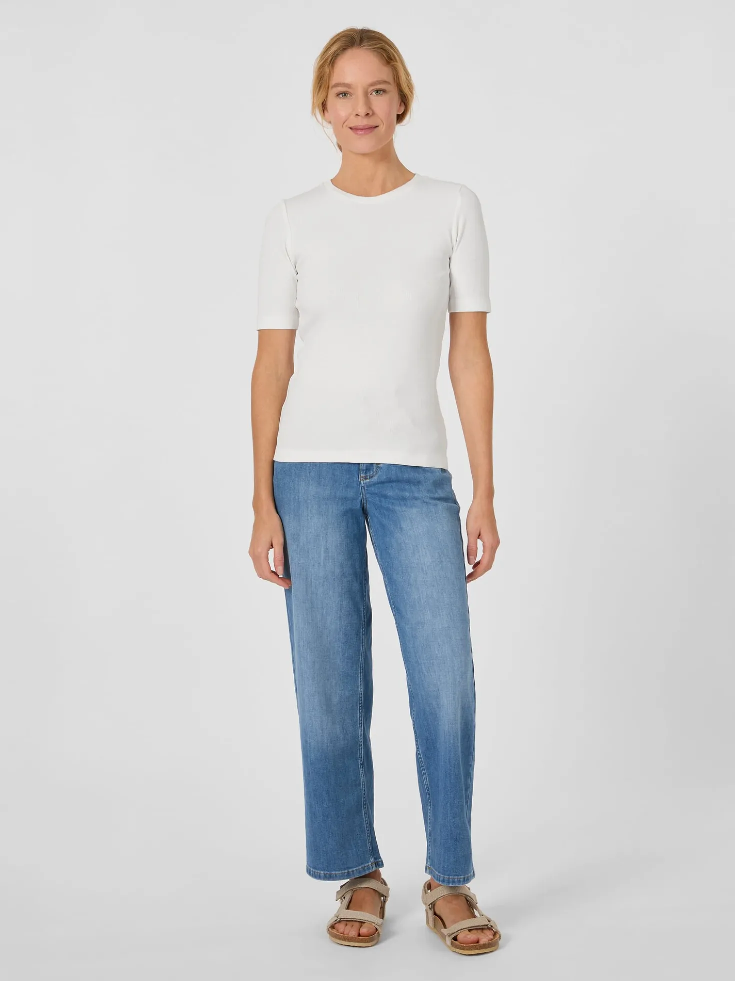 Damen-Rippenshirt
