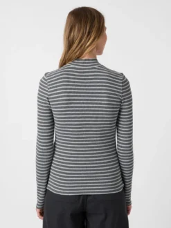 Damen-Rippenshirt gestreift
