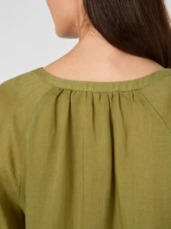 Damen-Schlupfbluse Ramie