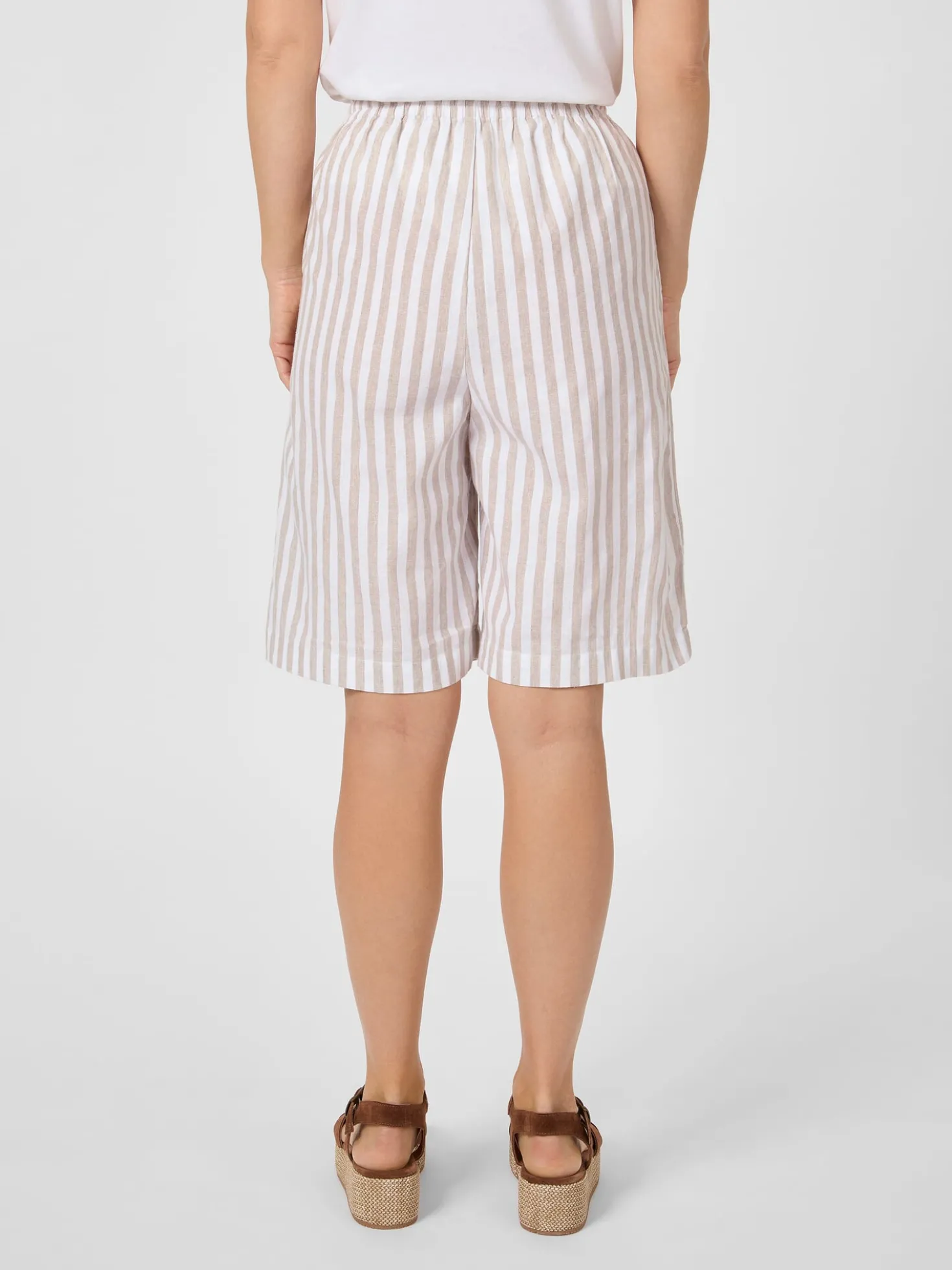 Damenshorts gestreift