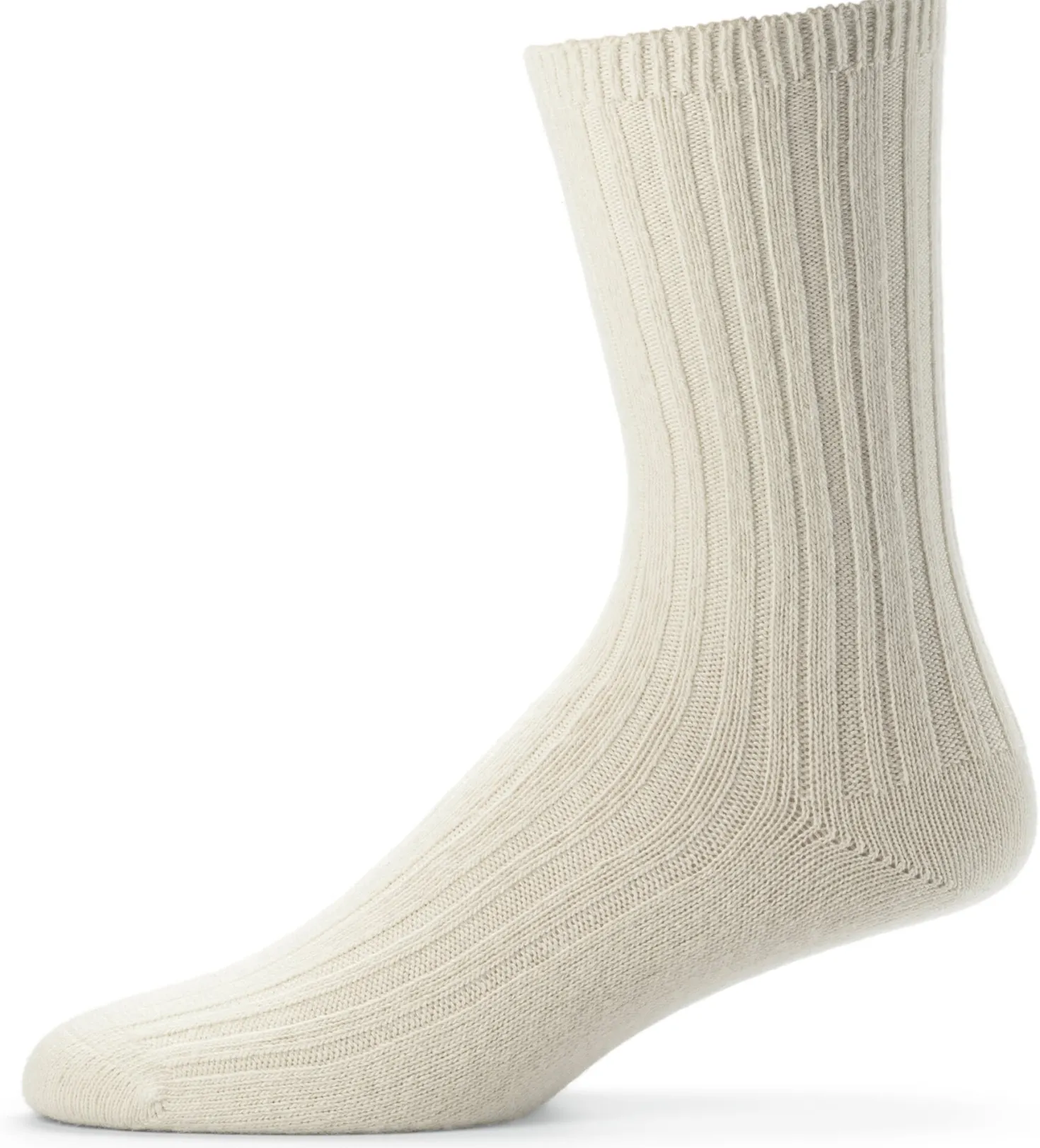 Damen-Socke gerippt