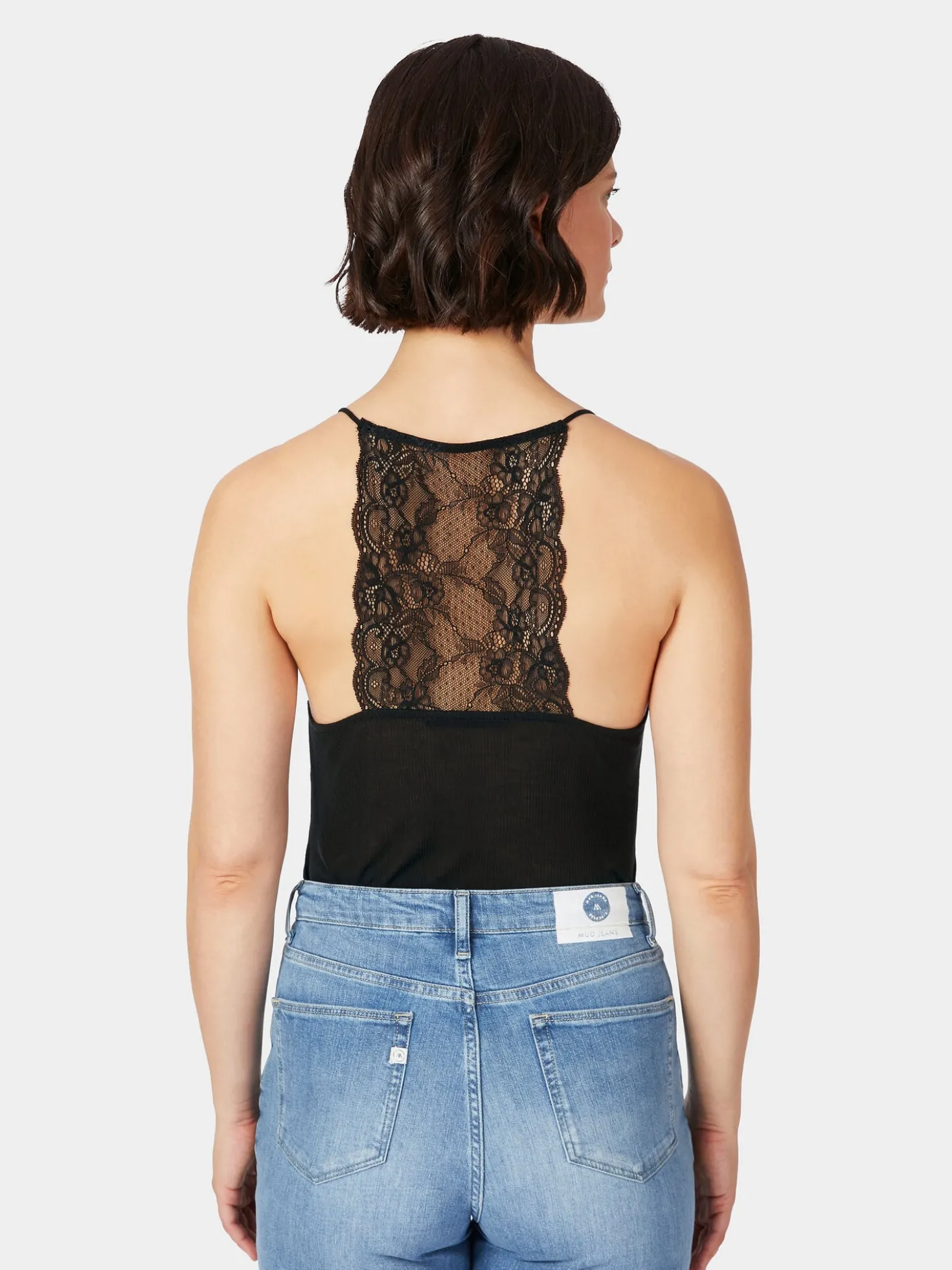 Damen-Spitzentop