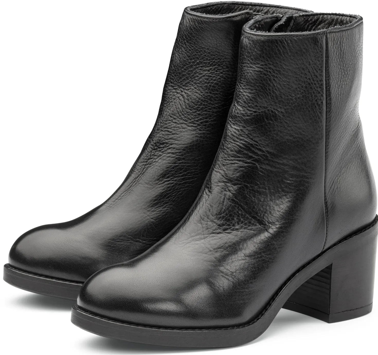 Damenstiefelette Rindleder