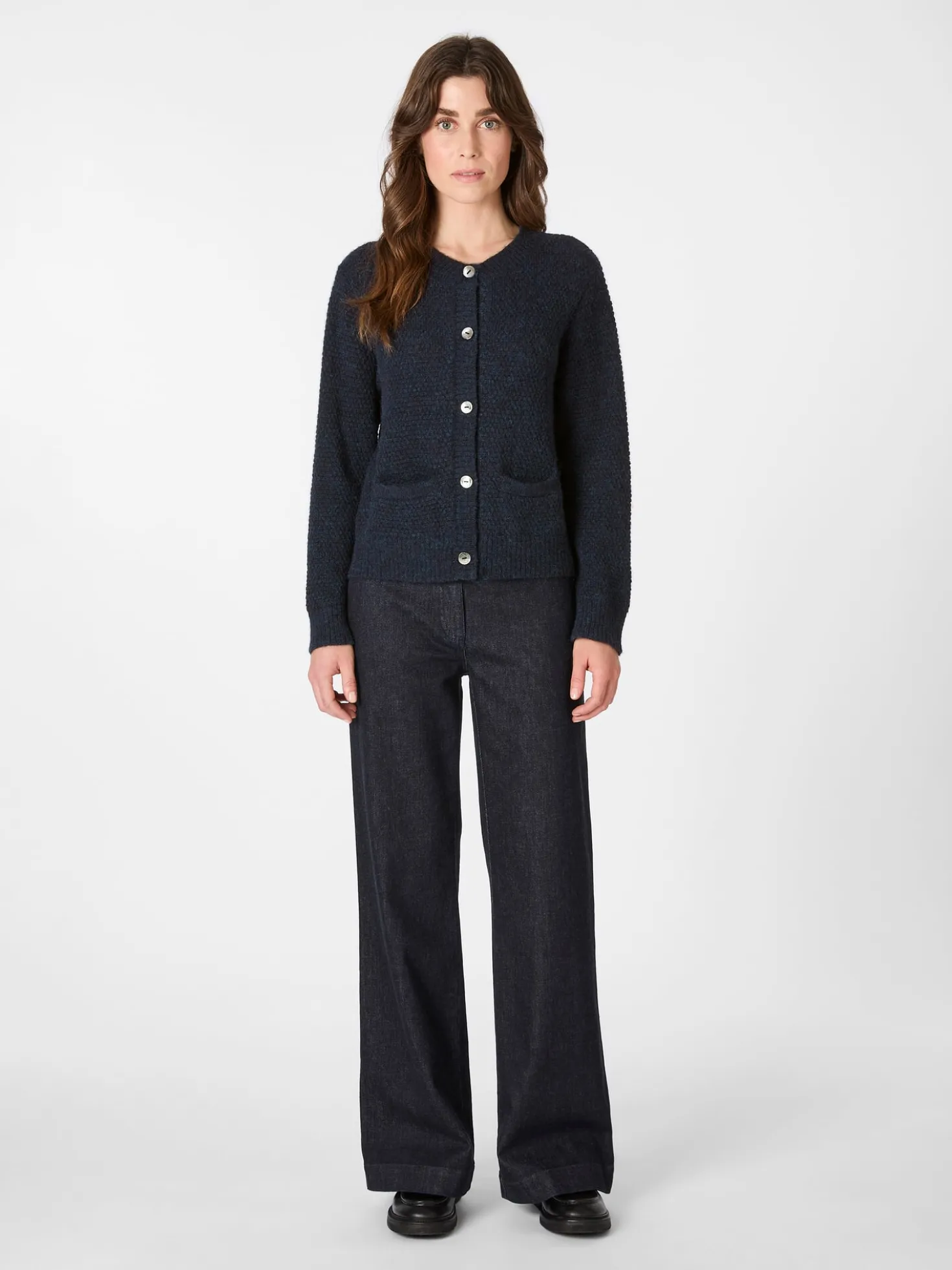 Damen-Strickjacke Alpaka