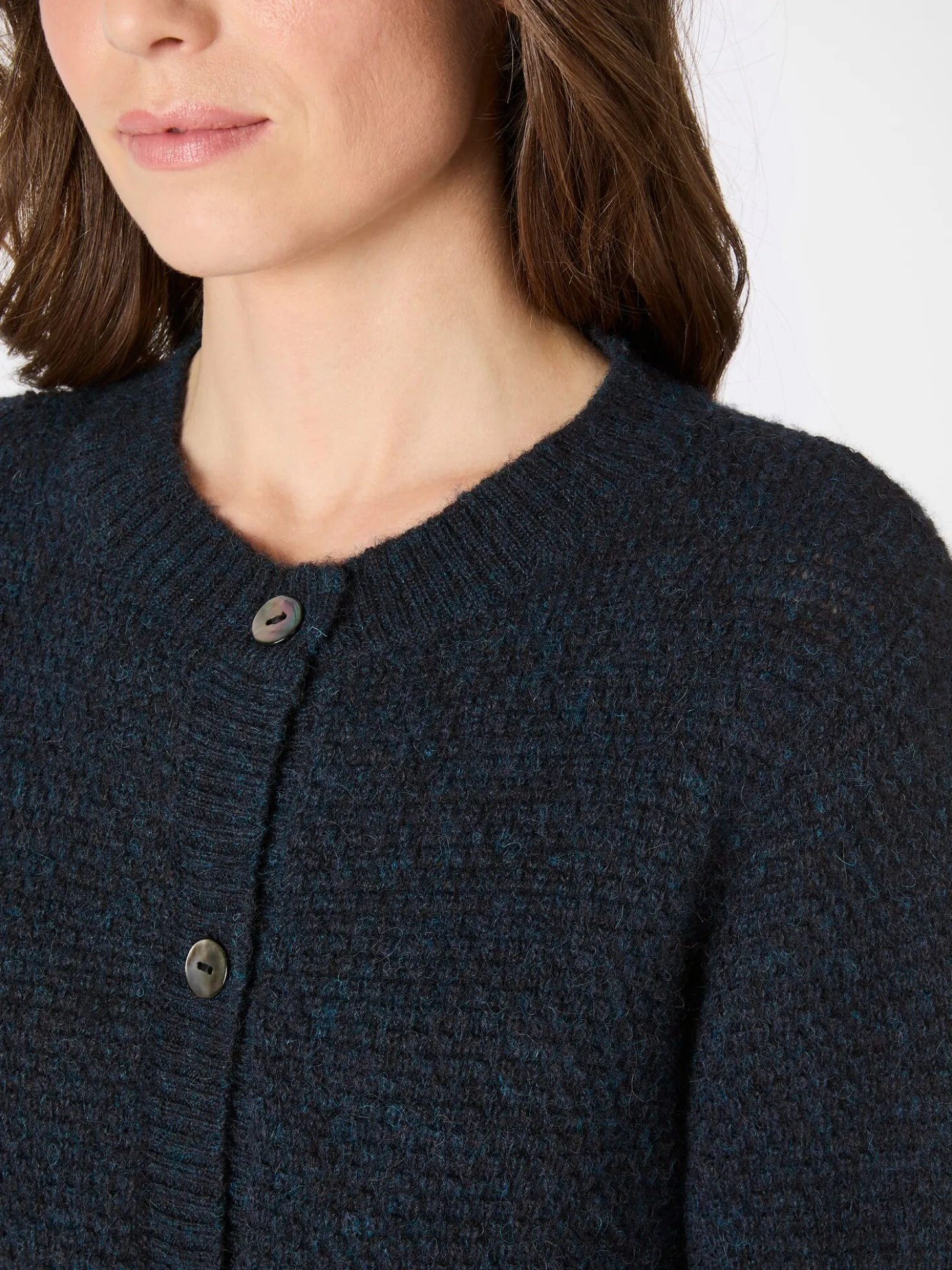 Damen-Strickjacke Alpaka
