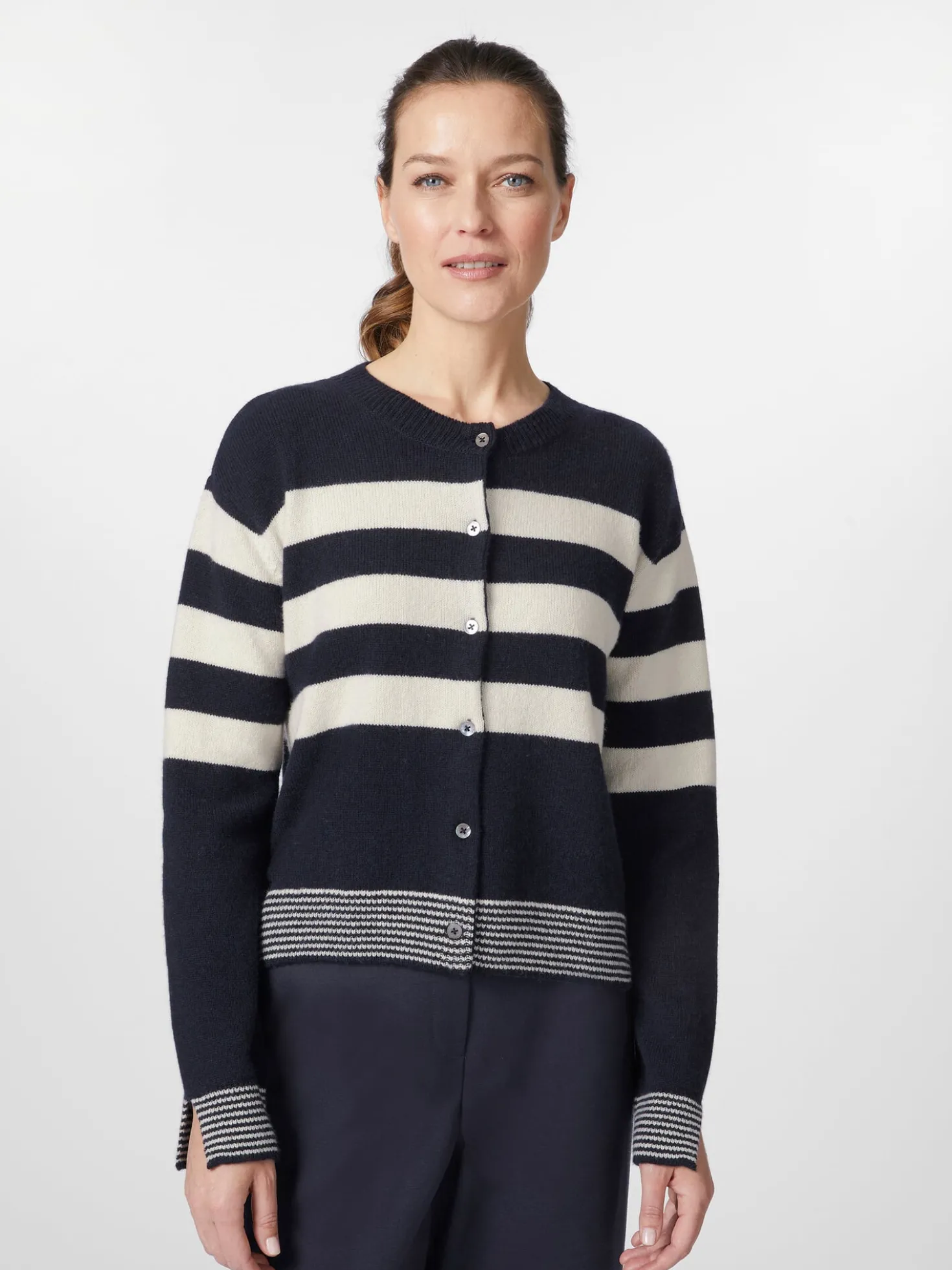 Damen-Strickjacke Boxy