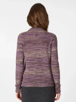 Damen-Strickjacke meliert
