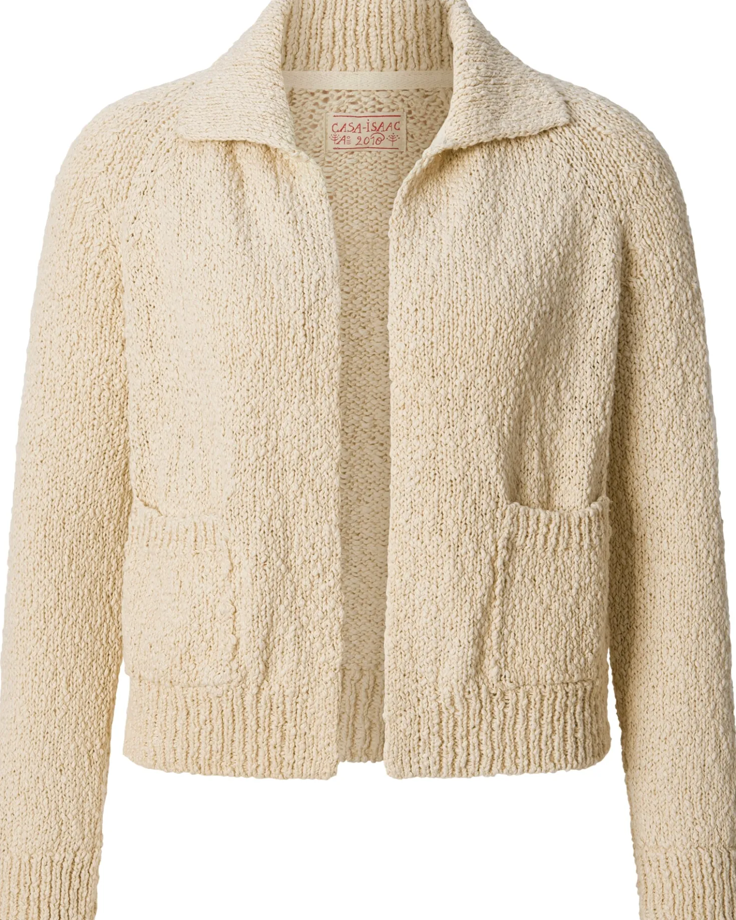 Damen-Strickjacke mit Kragen