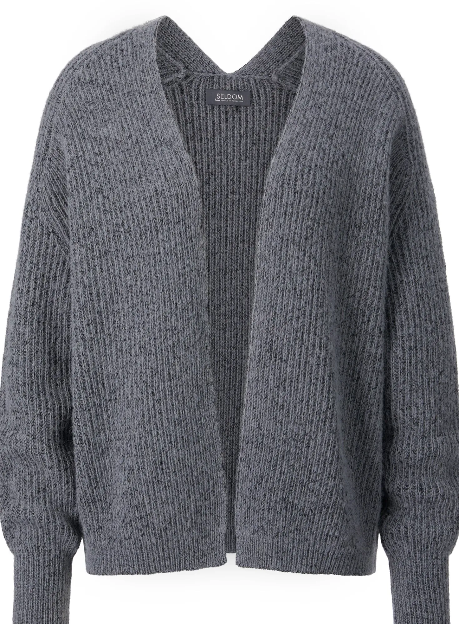 Damen-Strickjacke Rippe