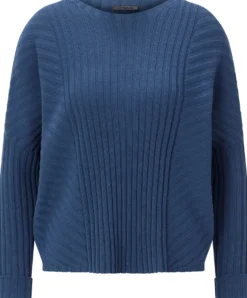 Damen-Strickpullover gerippt