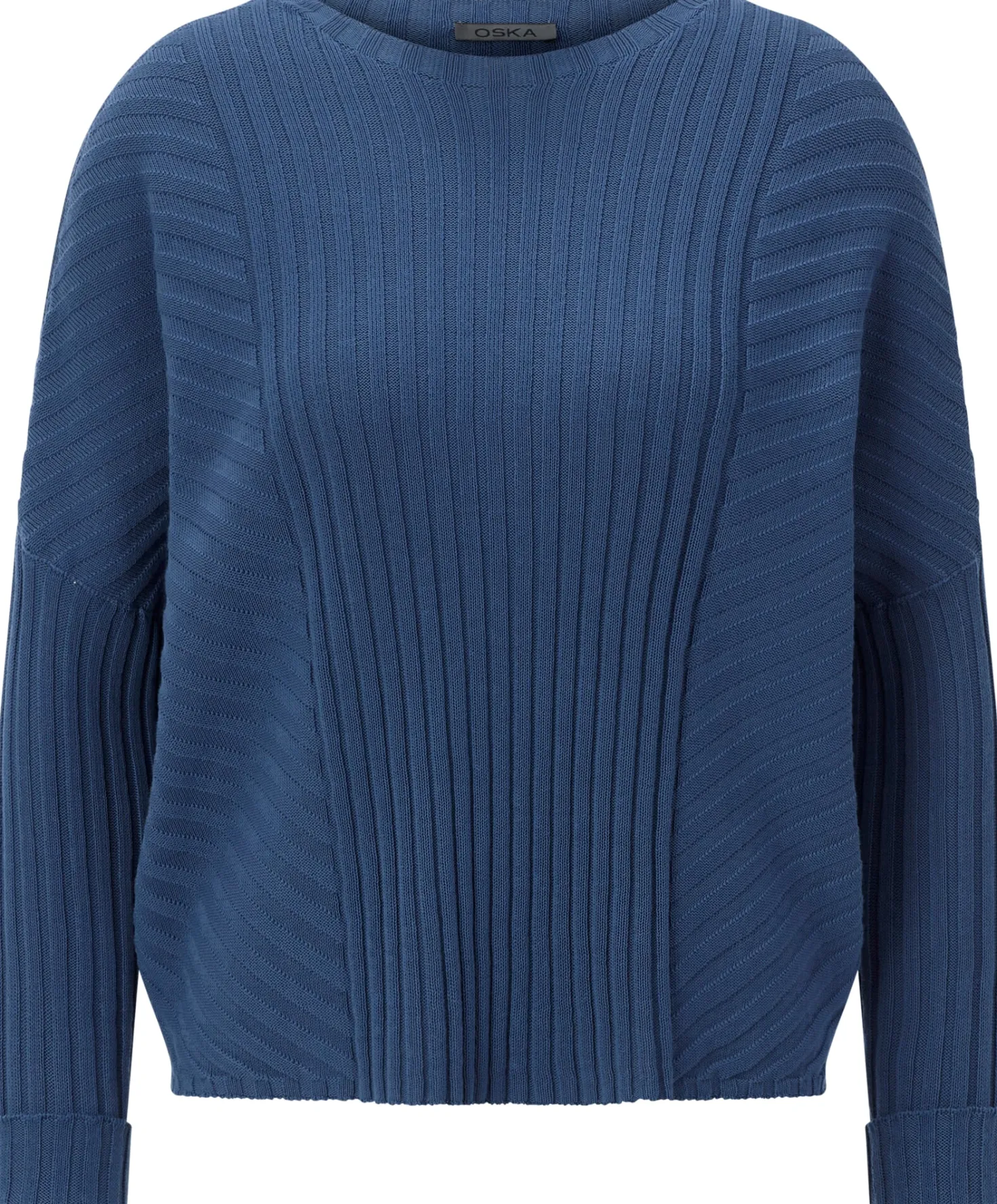 Damen-Strickpullover gerippt