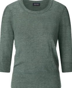 Damen-Strickshirt Dreiviertelarm