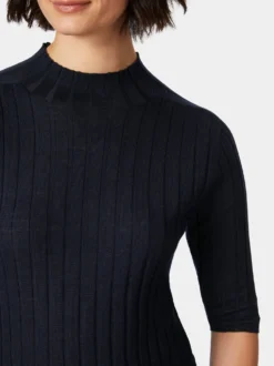 Damen-Strickshirt Halbarm