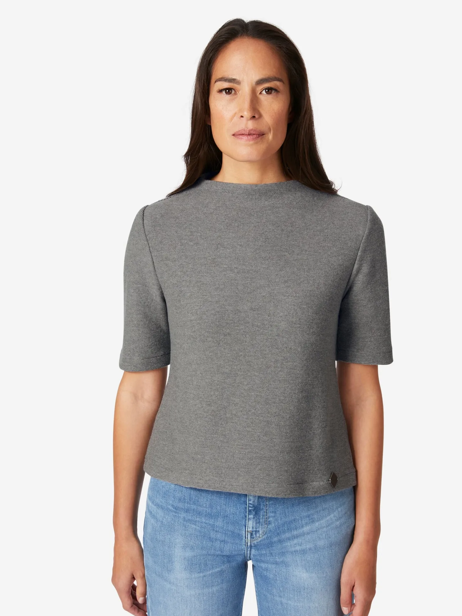 Damen-Strickshirt Halbarm