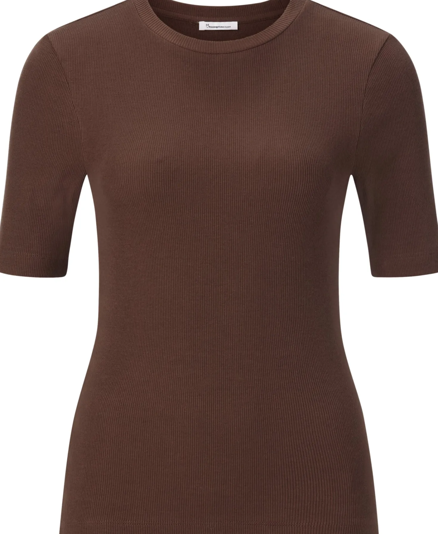 Damen-T-Shirt gerippt