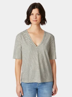 Damen-T-Shirt V-Ausschnitt