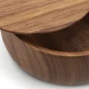 Deckeldose Massivholz