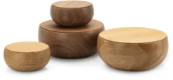 Deckeldose Massivholz