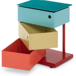 Drehladen-Container Stahlblech 3-fach Polychrom Dario