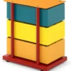 Drehladen-Container Stahlblech 3-fach Polychrom Bruno