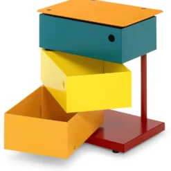 Drehladen-Container Stahlblech 3-fach Polychrom Bruno