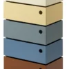 Drehladen-Container Stahlblech 5-fach Polychrom Alessandro