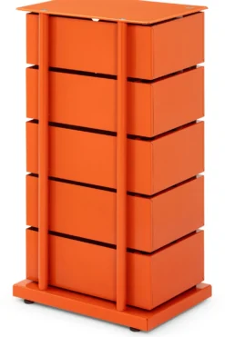 Drehladen-Container Stahlblech 5-fach
