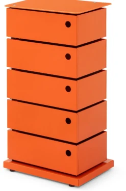 Drehladen-Container Stahlblech 5-fach
